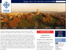 Tablet Screenshot of guildford-cathedral.org